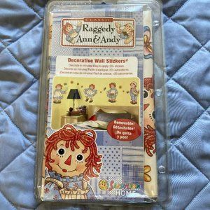 Raggedy Ann and Andy Wall Stickers New in Package